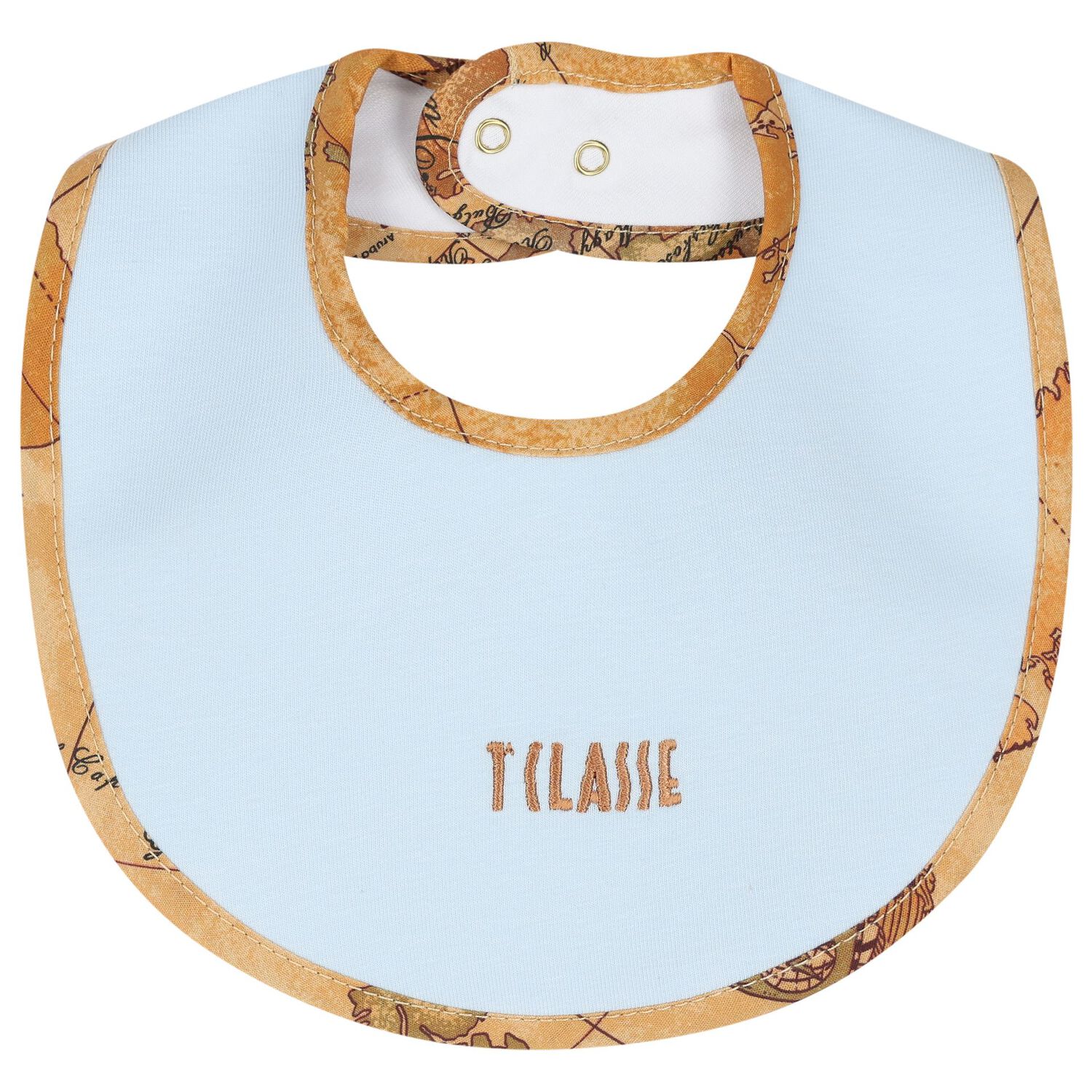 Baby Boys Blue & White Geo Map Babygrow Gift Set, 2, hi-res