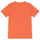 Boys Orange Logo T-Shirt, 1, hi-res