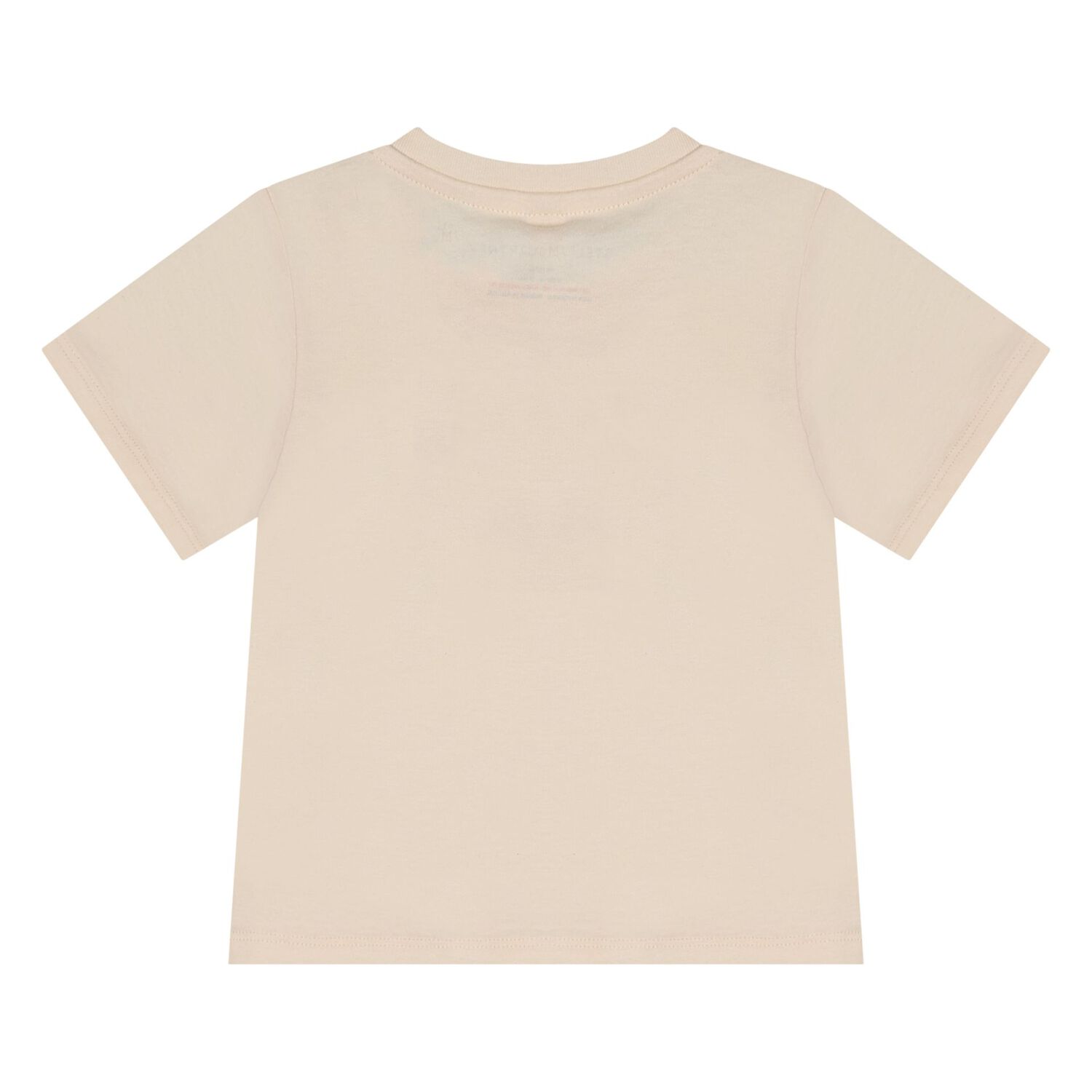 Younger Girls Beige Horse Logo T-Shirt, 1, hi-res
