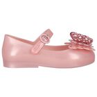 Younger Girls Pink Butterly Jelly Shoes, 2, hi-res