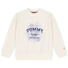 Girls Ivory Logo Floral Sweatshirt, 1, hi-res