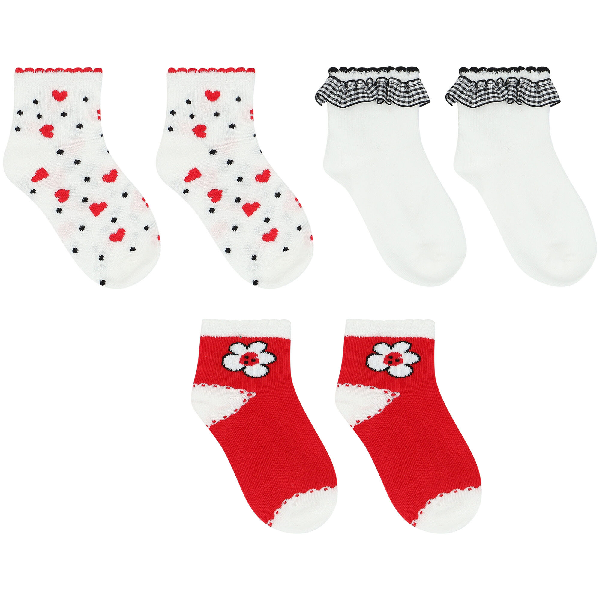 Baby girl red socks store