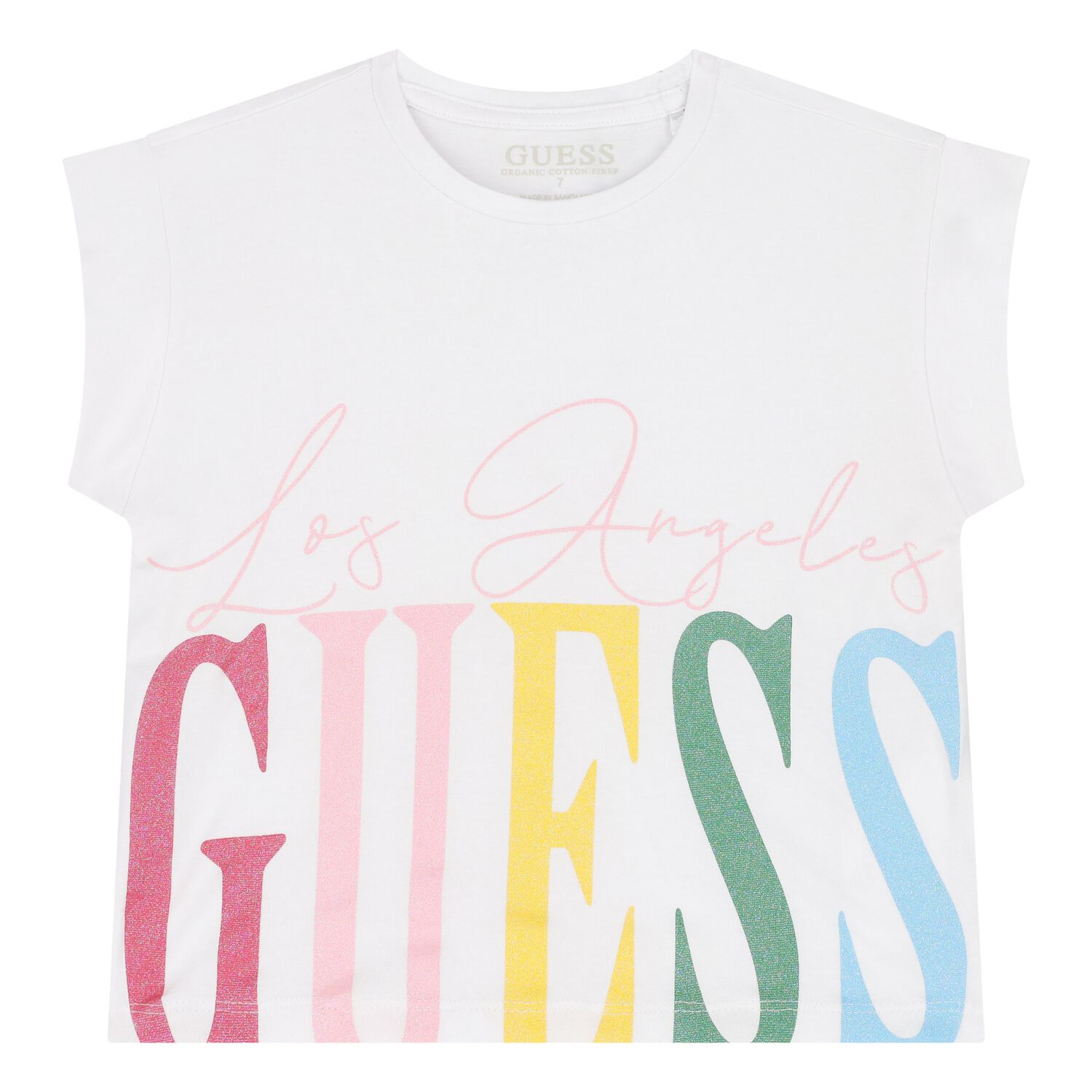 Girls White Logo T-Shirt, 1, hi-res image number null