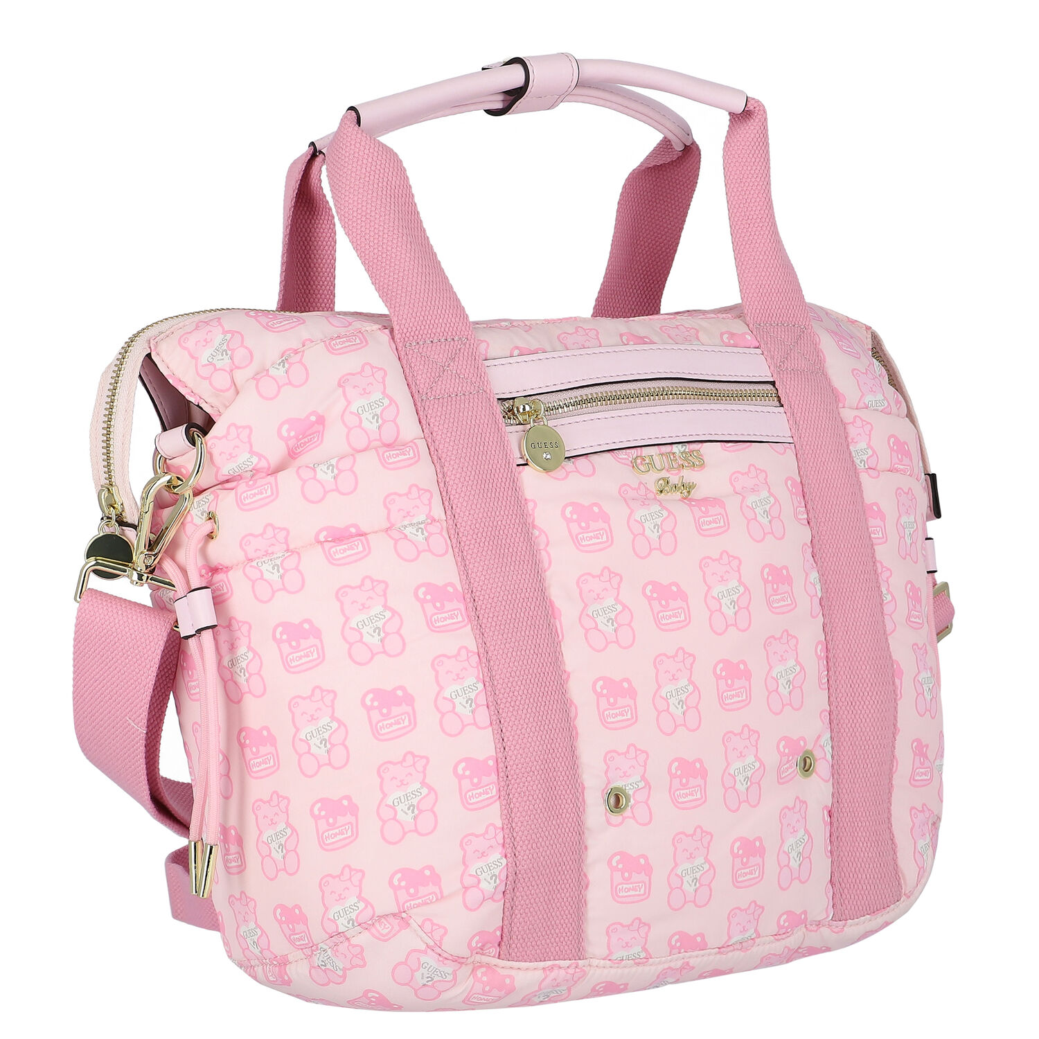 Pink Logo Baby Changing Bag, 4, hi-res