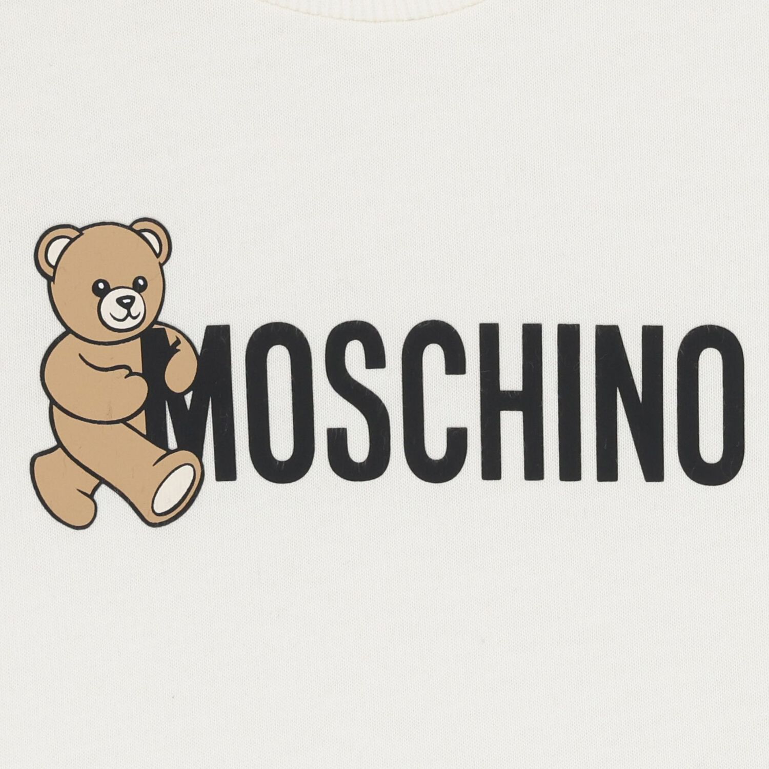 Younger White Teddy Bear Logo T-Shirt, 1, hi-res image number null