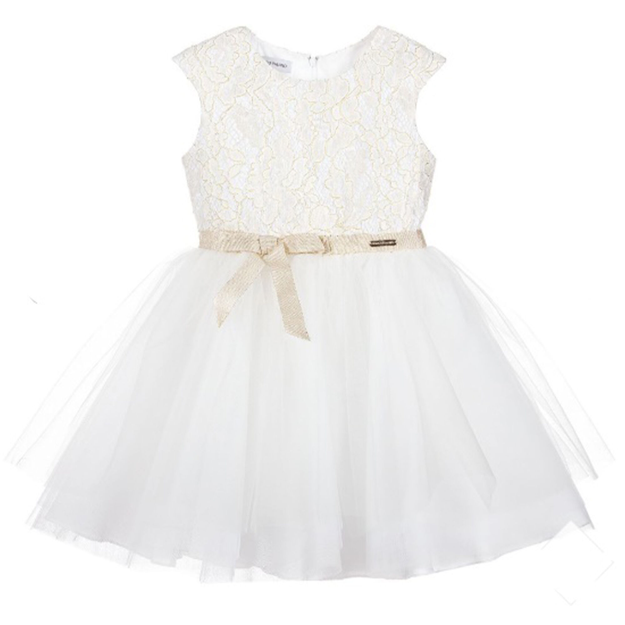 I Pinco Pallino Girls White Tulle Dress Junior Couture UAE