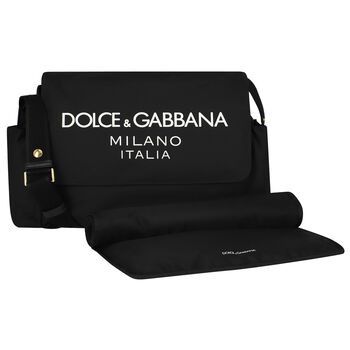 Black & White Logo Baby Changing Bag