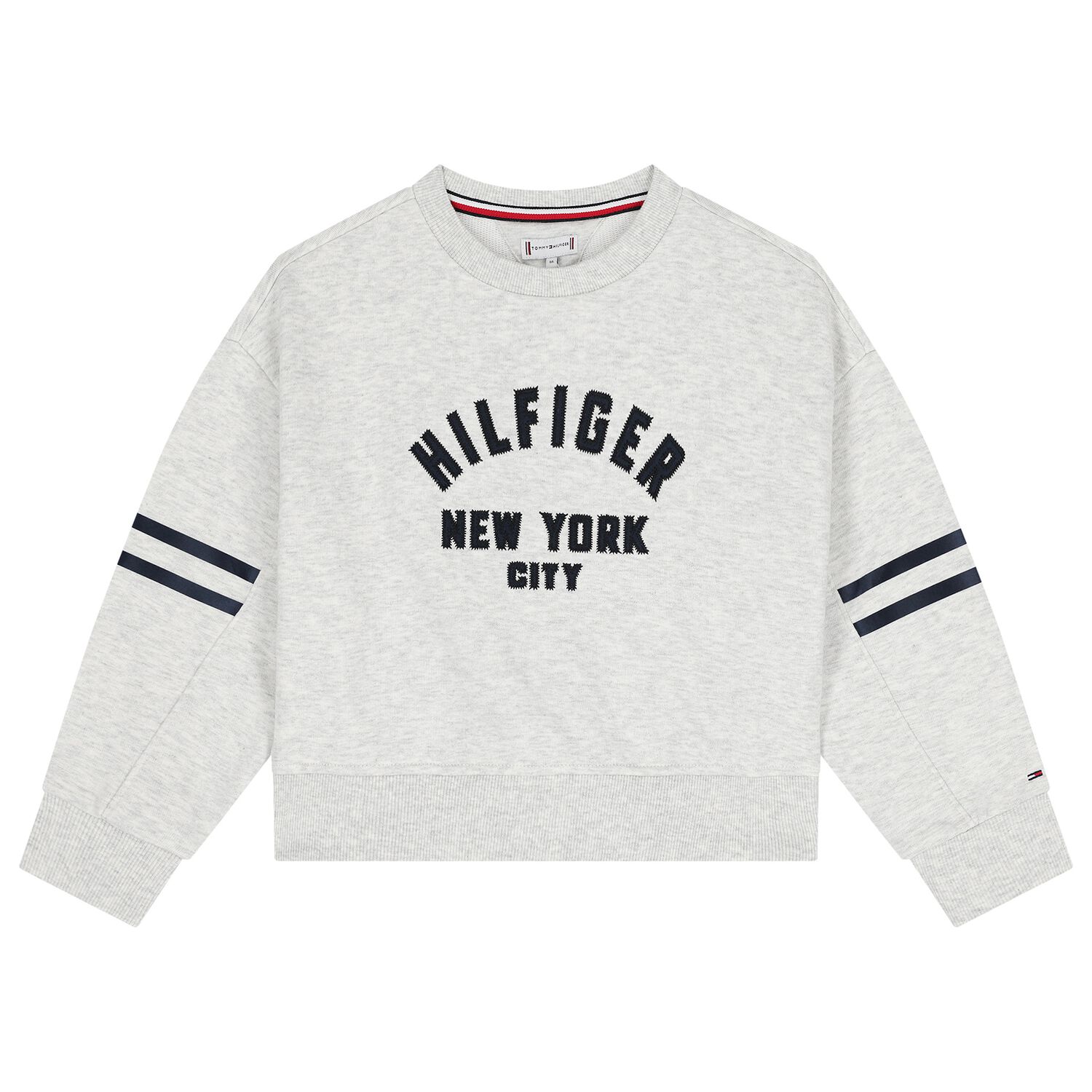 Girls Grey Logo Sweatshirt, 1, hi-res image number null
