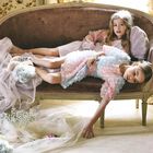 Girls Rainbow Floral Dress, 1, hi-res