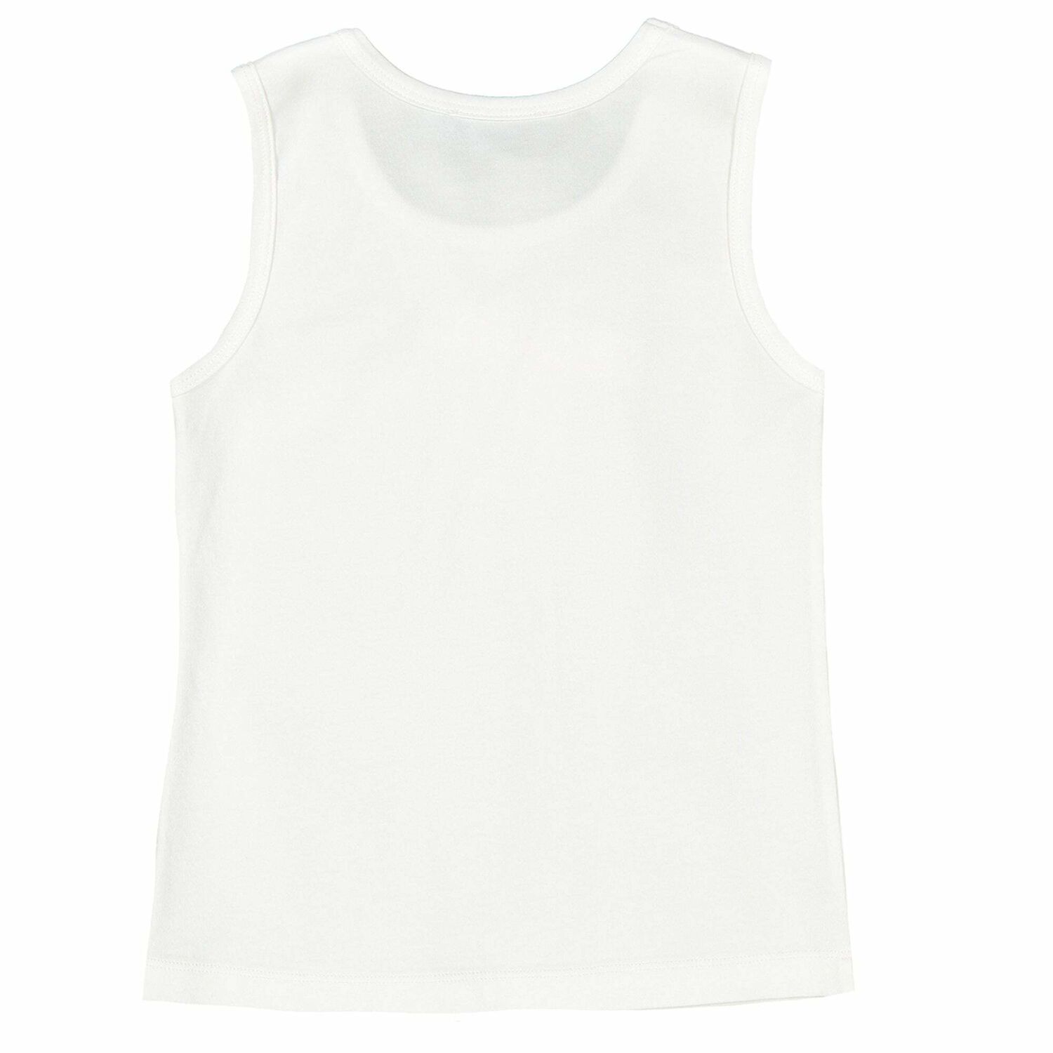 Girls Ivory & Gold Logo Top, 1, hi-res image number null