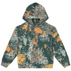 Boys Green Logo Hooded Top, 1, hi-res