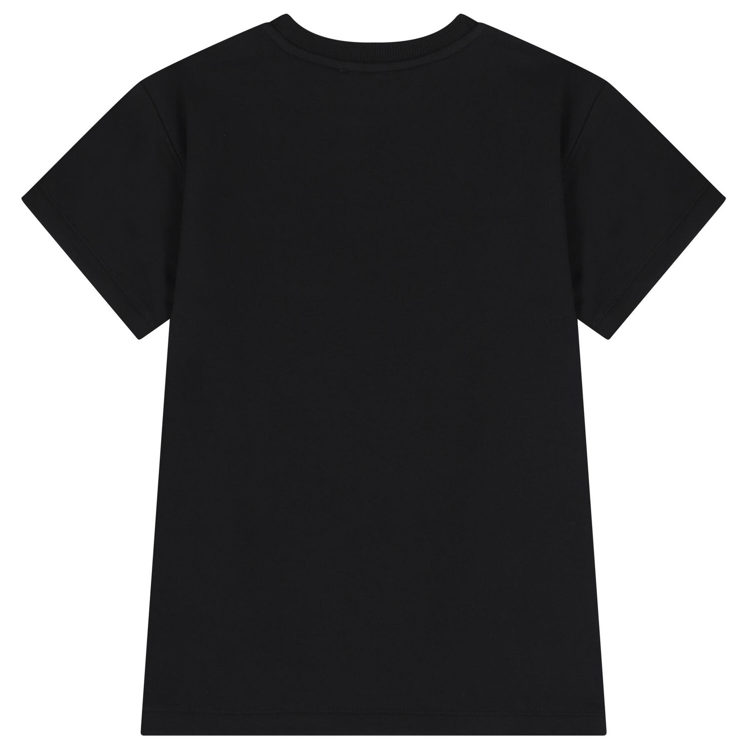 فستان للبنات بالشعار بتصميم الدب تيدي  باللون الاسود , 1, hi-res