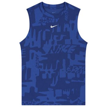 Boys Blue Logo Top