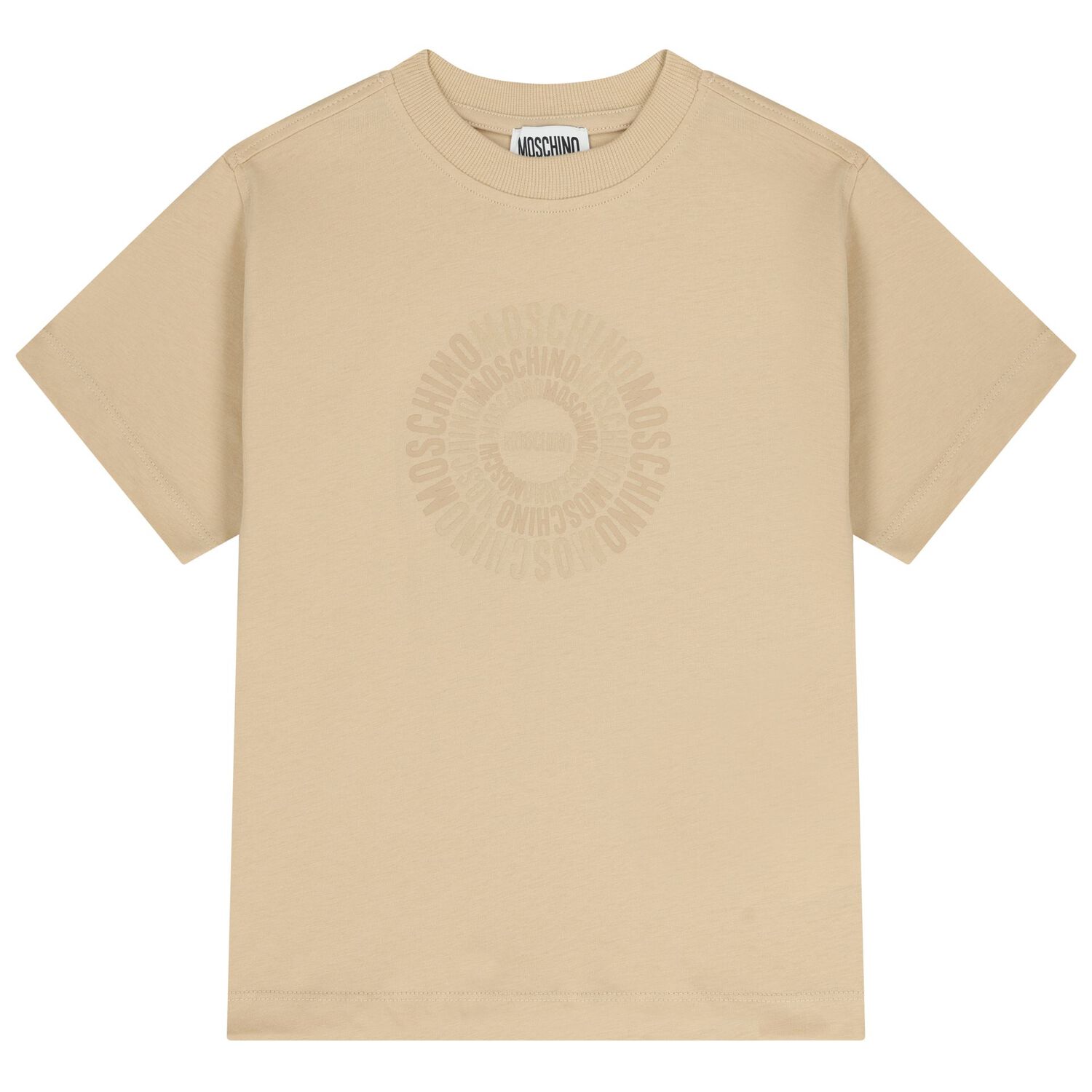 طقم شورتات للأولاد باللون البيج بشعار, 2, hi-res