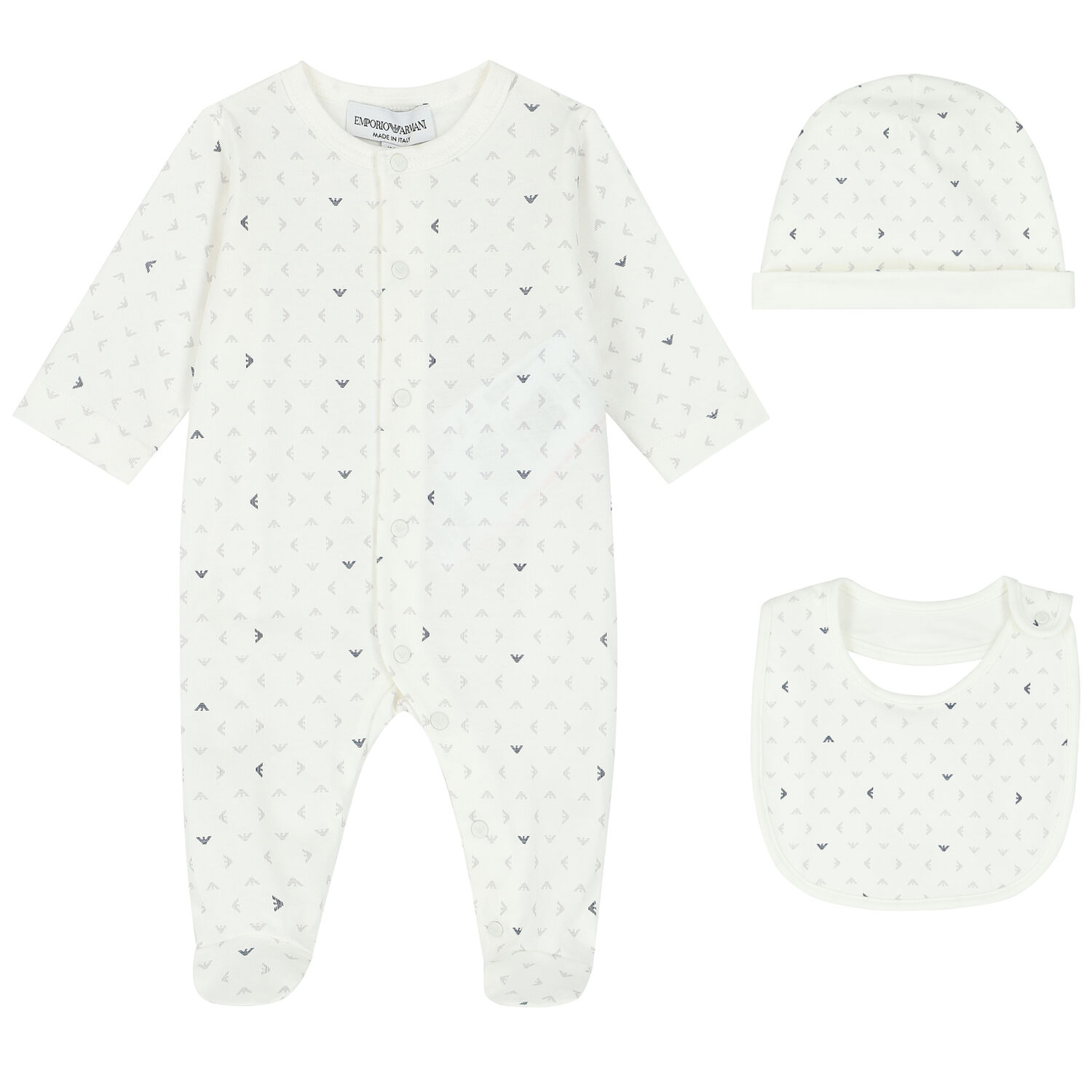 Ivory Logo Babygrow Gift Set, 2, hi-res image number null