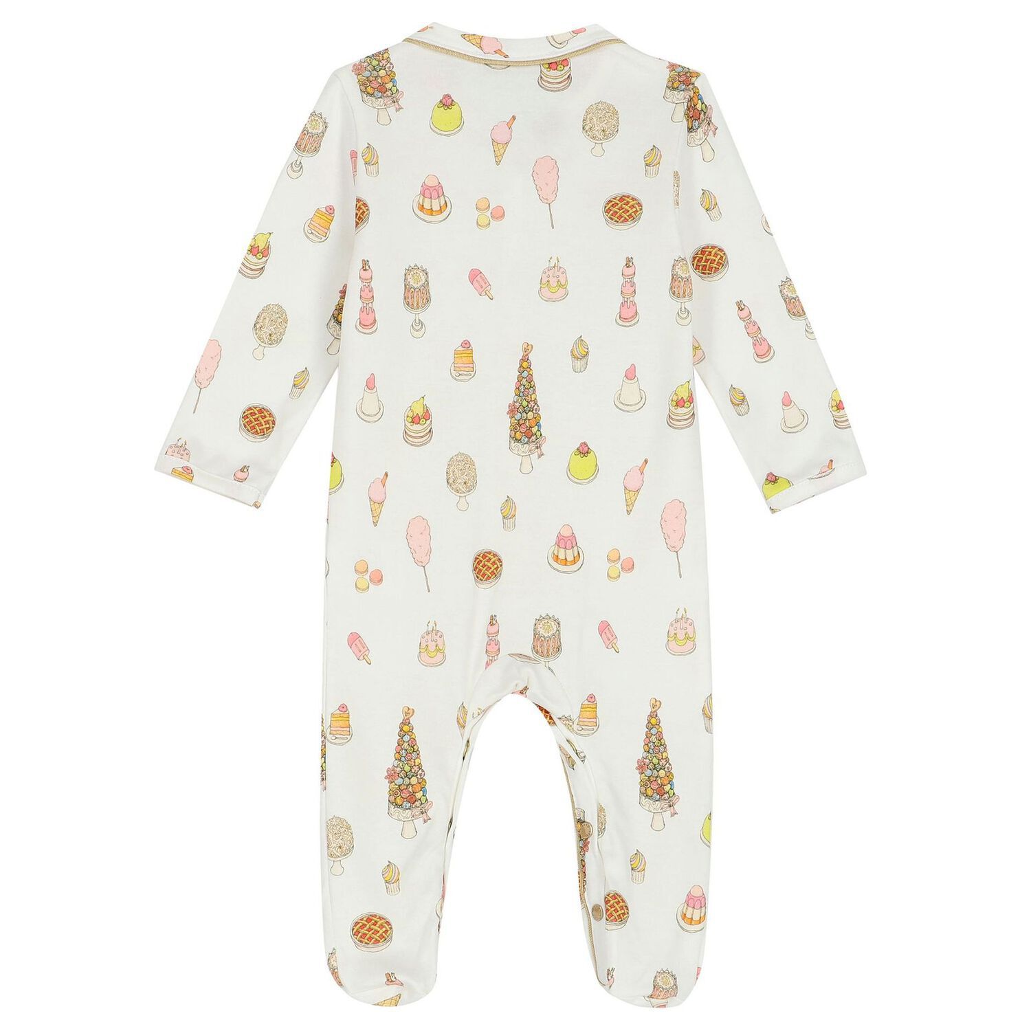 Baby Girls Ivory & Pink Carousel Babygrow Gift Set, 1, hi-res image number null