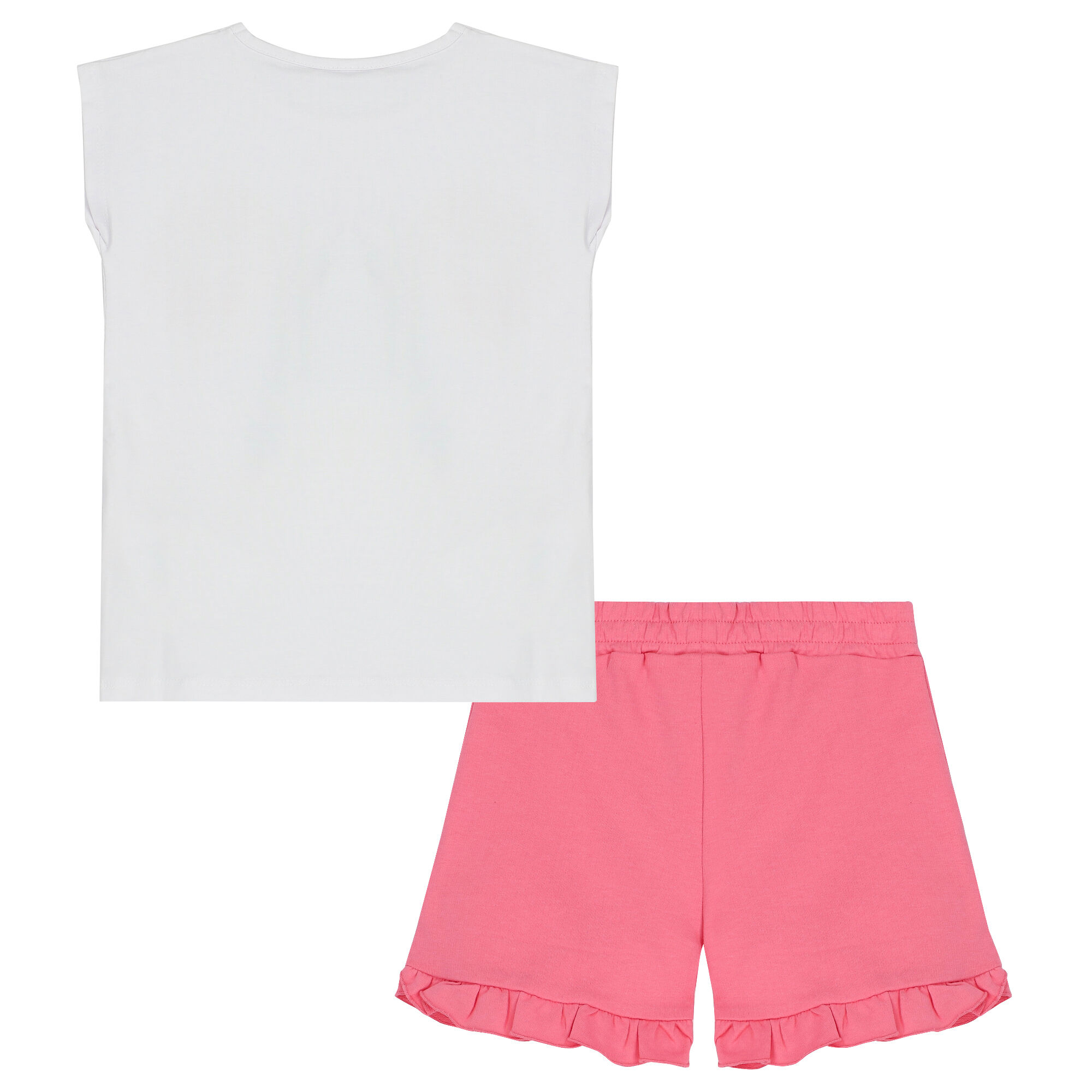 Girl in white shorts clearance