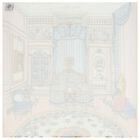 Baby Girls Pink French Bedroom Swaddle Carré Blanket, 1, hi-res