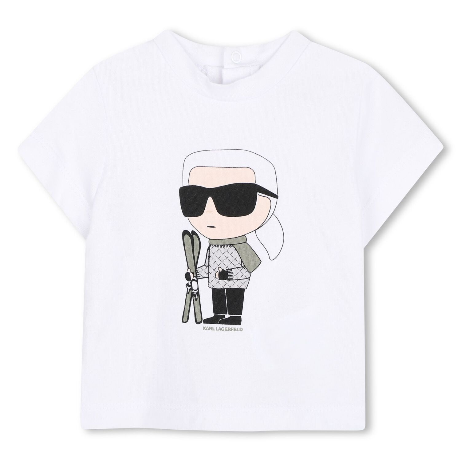 Younger Boys Green & Black Ikonik Karl Tracksuit Set, 1, hi-res