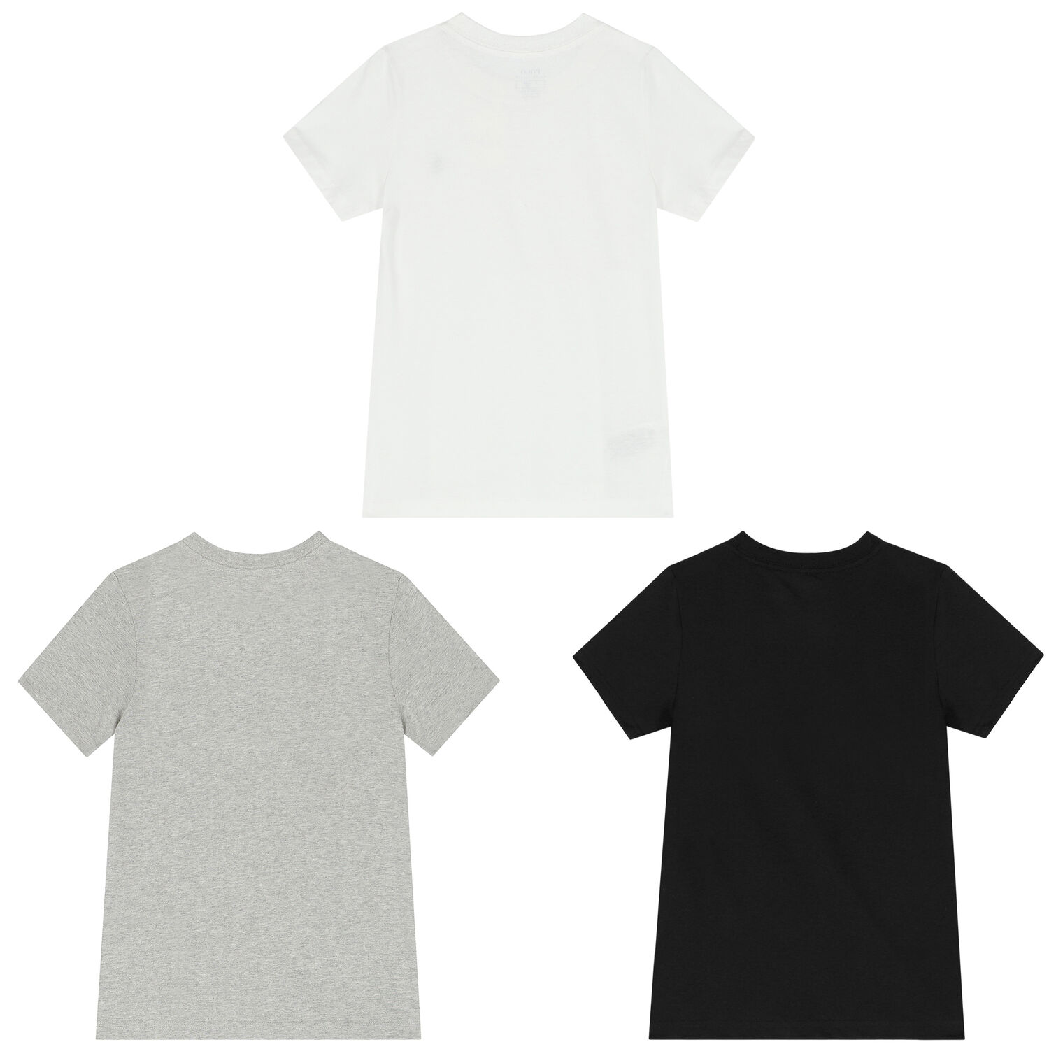 Boys Black, Grey & White Logo T-Shirts ( 3-Pack ), 2, hi-res image number null