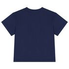 Navy Blue Tiger Logo T-Shirt, 3, hi-res