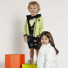 Boys Black Logo Shorts, 1, hi-res