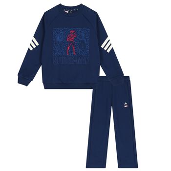 Boys Navy Blue Marvel Tracksuit