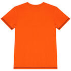 Boys Orange Logo T-Shirt, 3, hi-res
