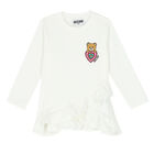 Younger Girls Ivory & Pink Leggings Set, 1, hi-res