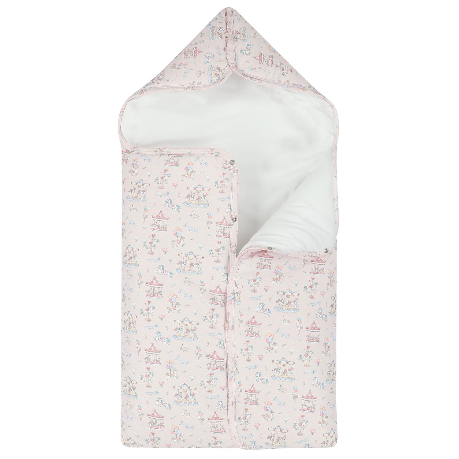 Baby Girls Pink Carousel Nest, 1, hi-res