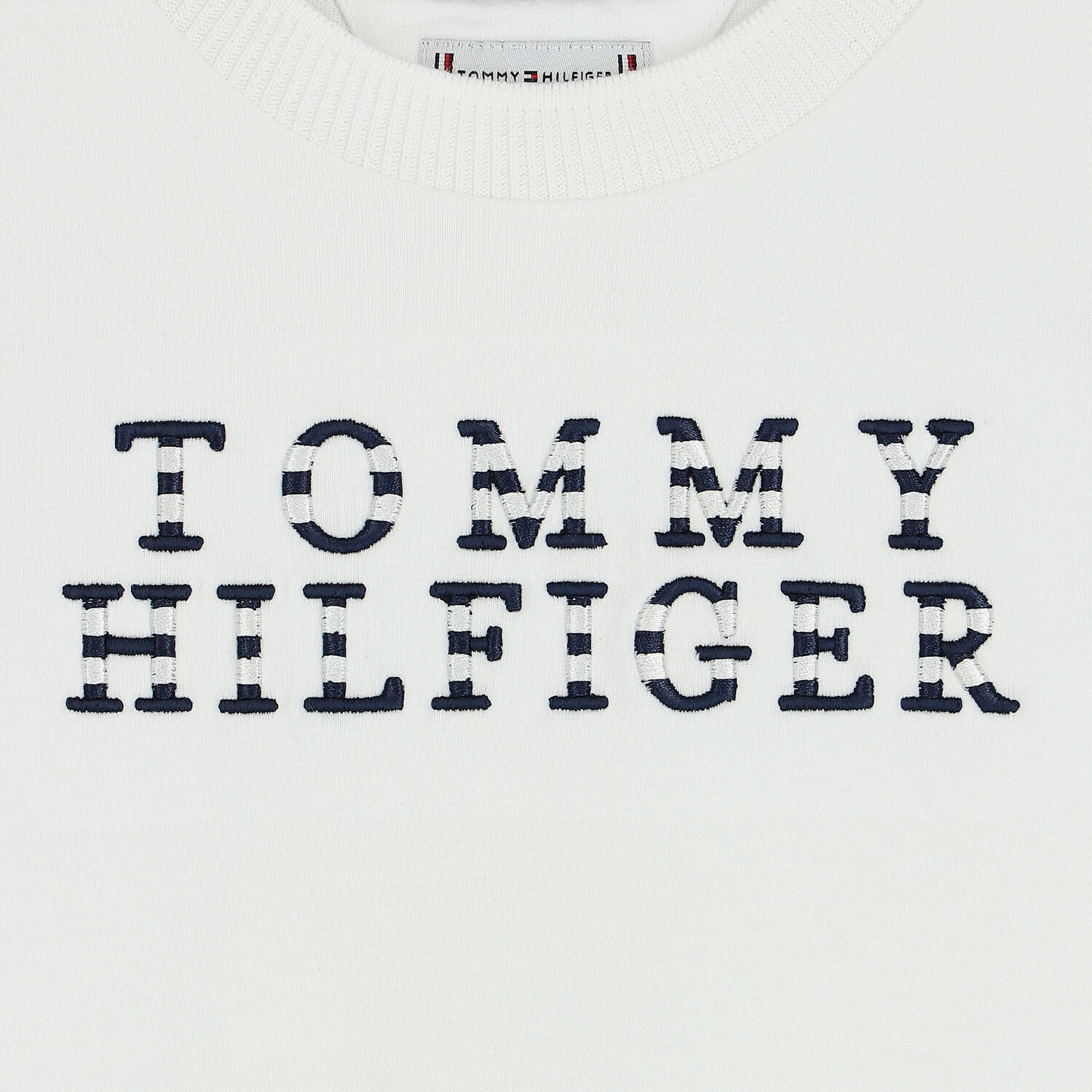 فستان بنات بالشعار باللون الأبيض, 1, hi-res