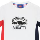 تي شيرت أولاد بالشعار باللون الأبيض, 1, hi-res