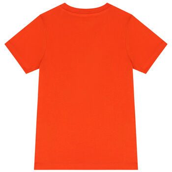 Boys Orange Varsity Tiger T-Shirt