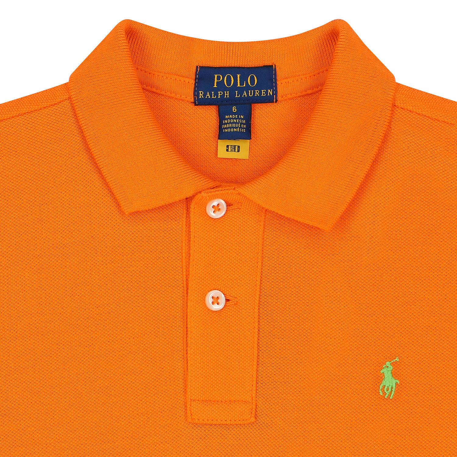 Boys Orange Logo Polo Shirt, 1, hi-res image number null