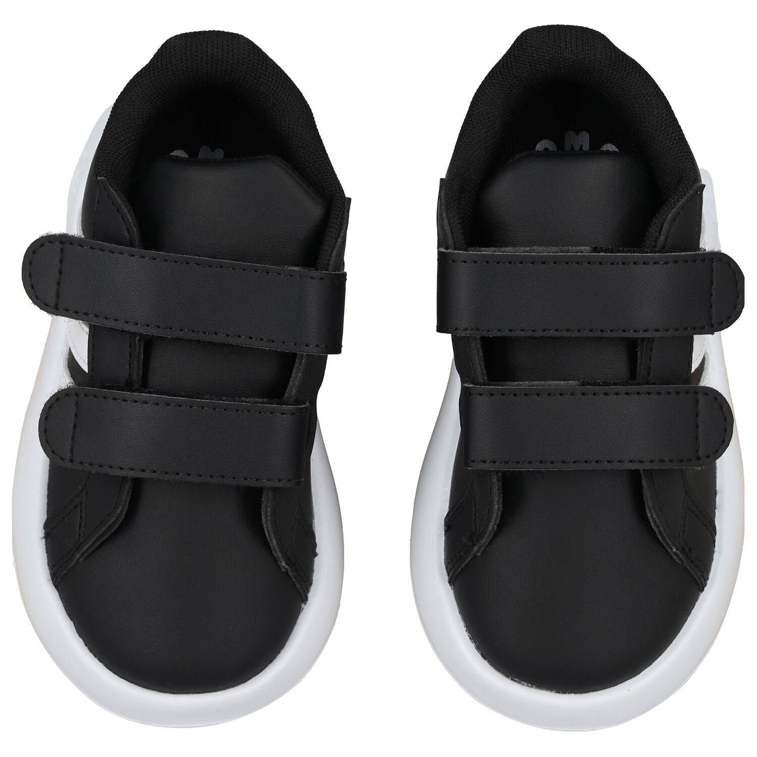 Black & White Grand Court Trainers, 1, hi-res