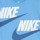 Younger Boys Blue Logo Shorts Set, 1, hi-res