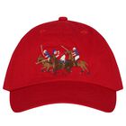 Boys Red Logo Cap, 1, hi-res