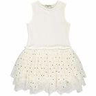 Girls Silver & White Two-Piece Dress, 1, hi-res