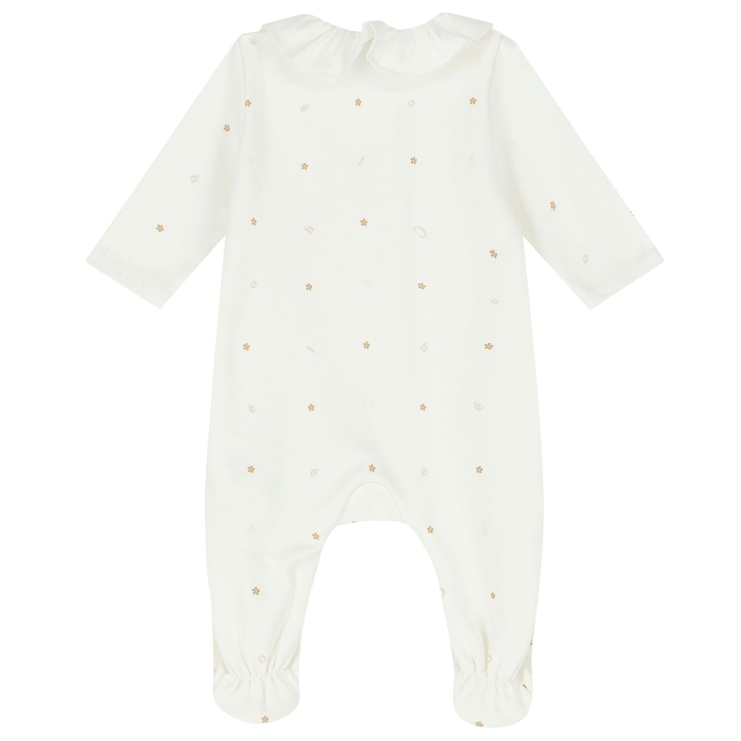 أفرول بنات بالشعار باللون الوردى والعاجى (2 قطع), 1, hi-res