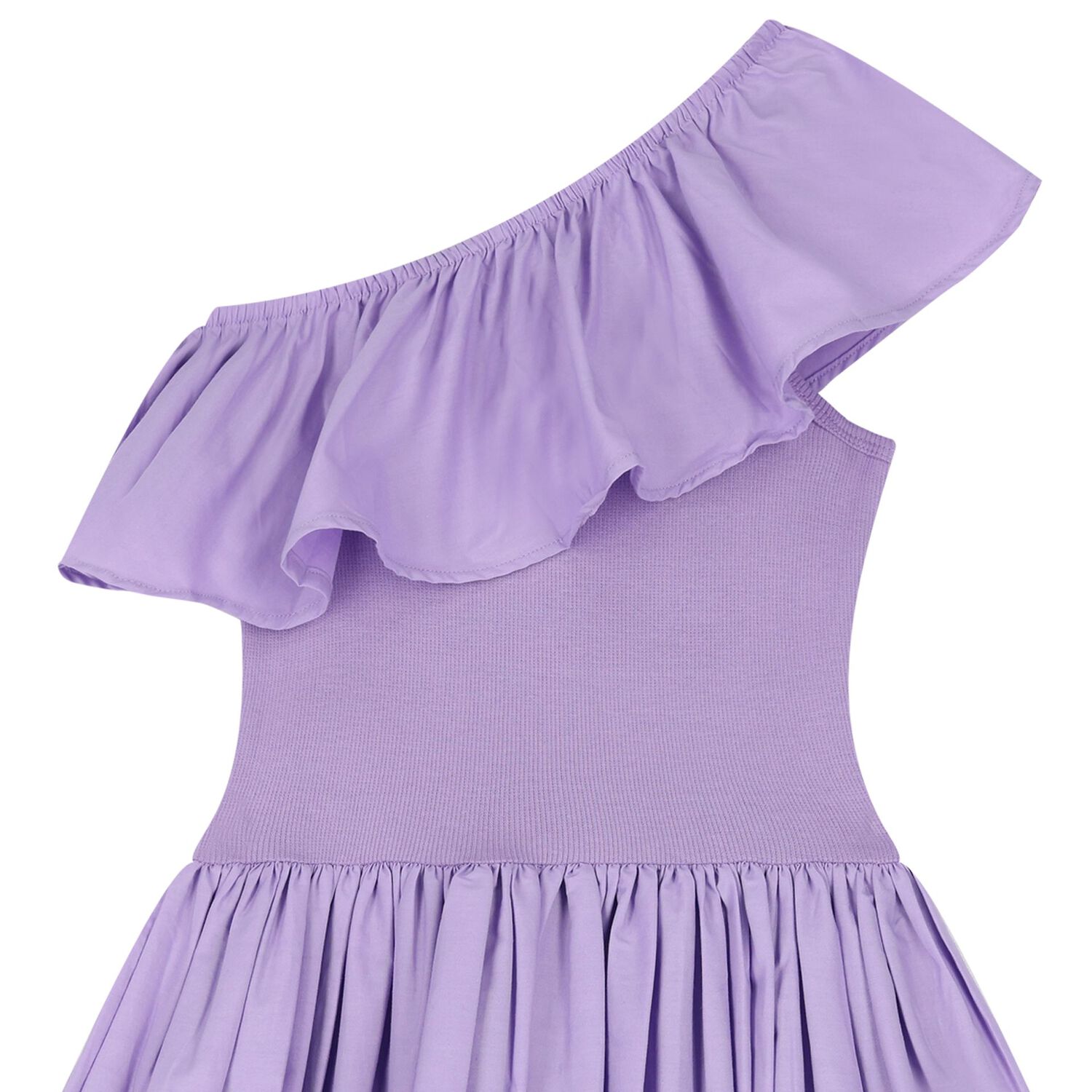 Girls Purple Asymmetric Dress, 4, hi-res image number null