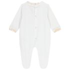 White & Beige Geo Map Babygrow Gift Set, 1, hi-res