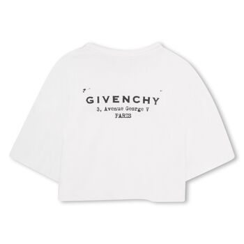 Girls Mini Me White Logo T-Shirt