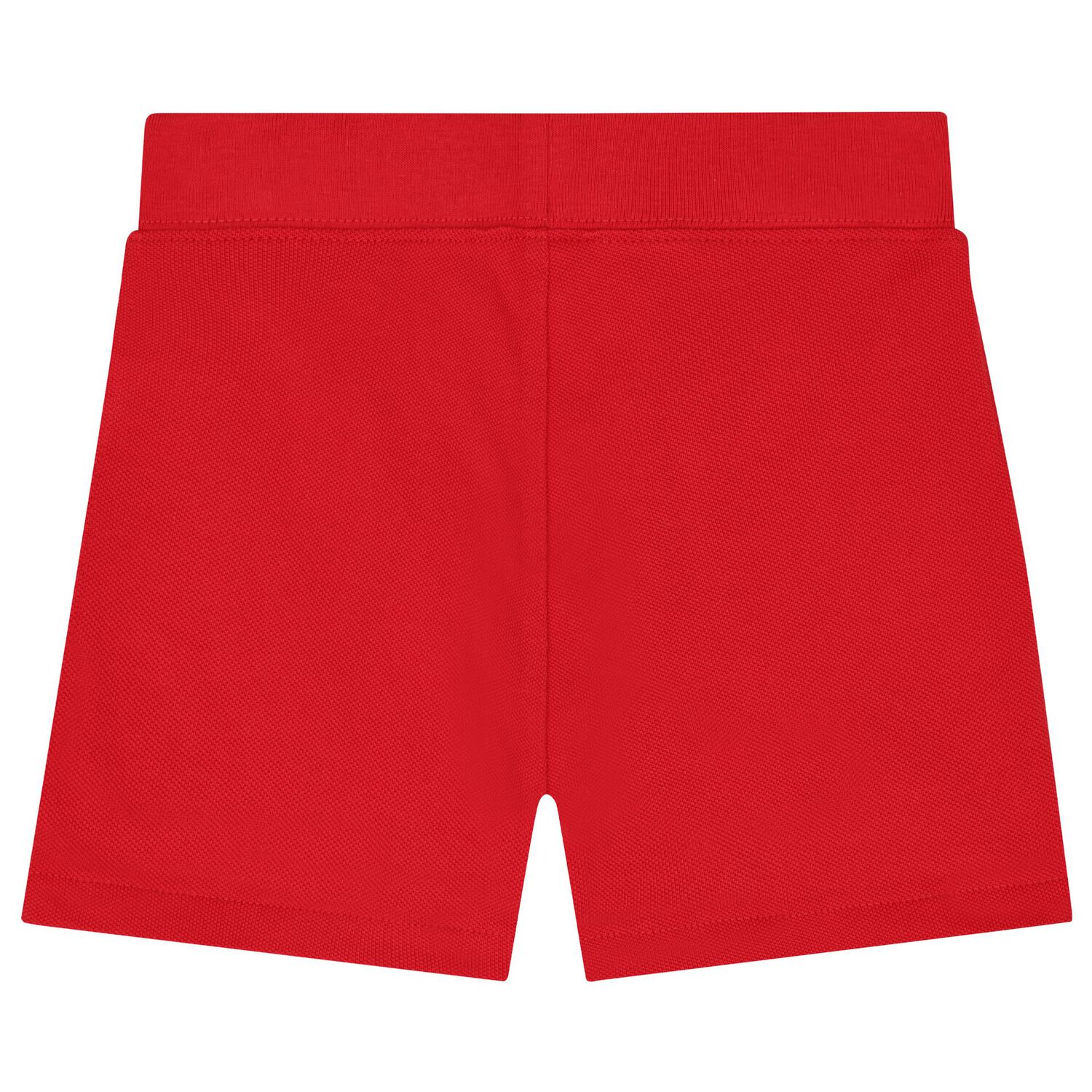 طقم أولاد شورت بالشعار باللون الكحلي, 1, hi-res