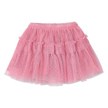 Girls Pink Tulle Skirt