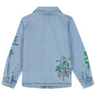 جاكيت جينز باللون الزهري والأزرق للبنات, 1, hi-res