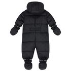 Black Logo Snowsuit, 1, hi-res