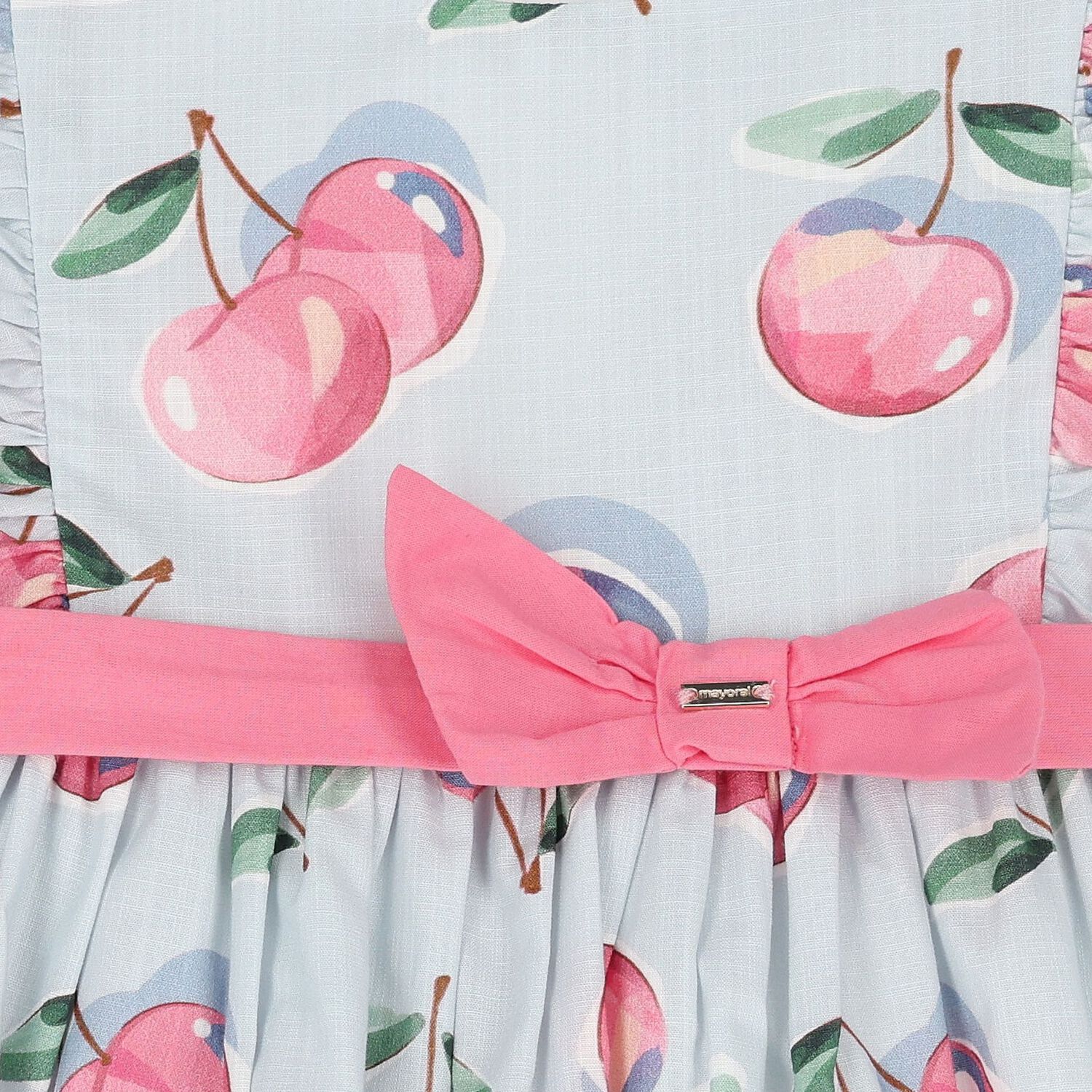 فستان كرزي أزرق ووردي للبنات الصغار, 2, hi-res