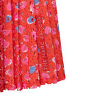 Girls Orange Pleated Skirt, 1, hi-res