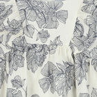 فستان بطبعة الزهور باللون الابيض, 1, hi-res