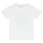 Boys White Logo T-Shirt, 1, hi-res